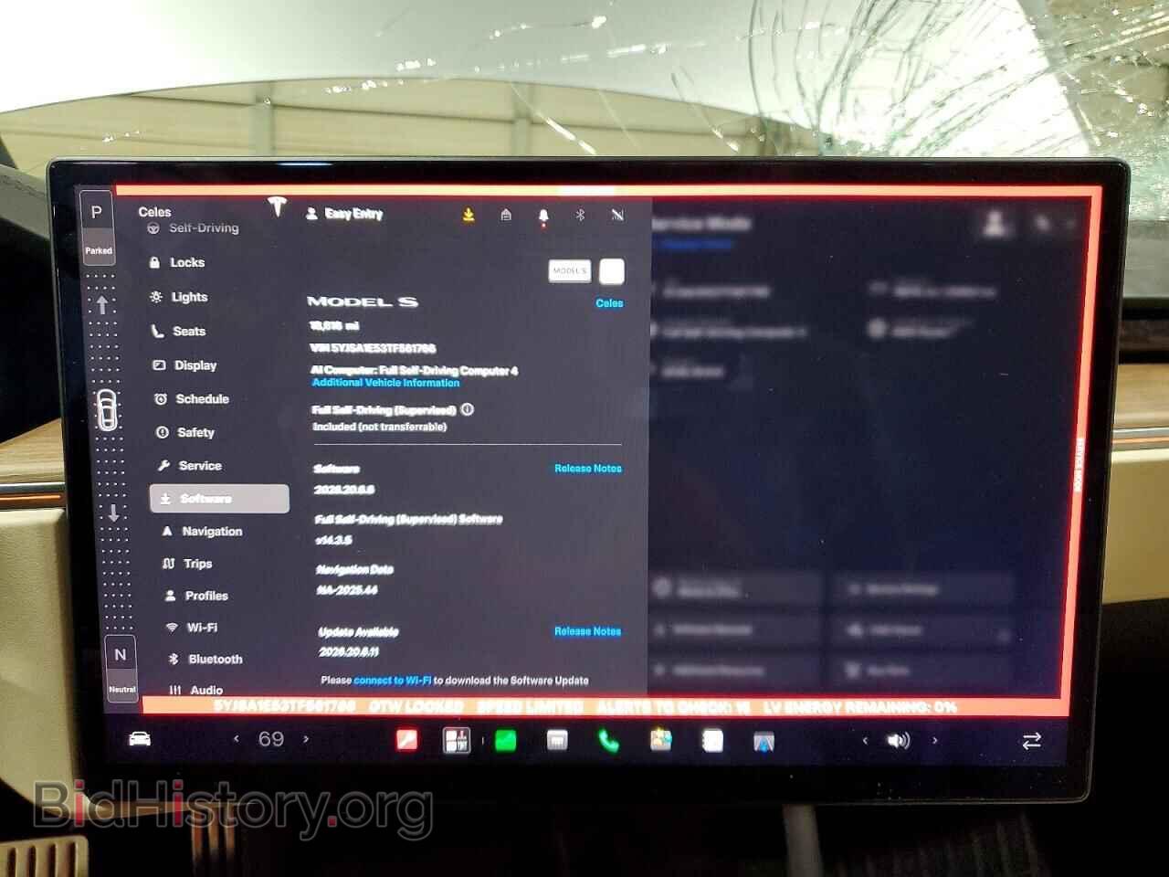 2026 TESLA MODEL S - VIN: 5YJSA1E53TF561766 - Photo 9