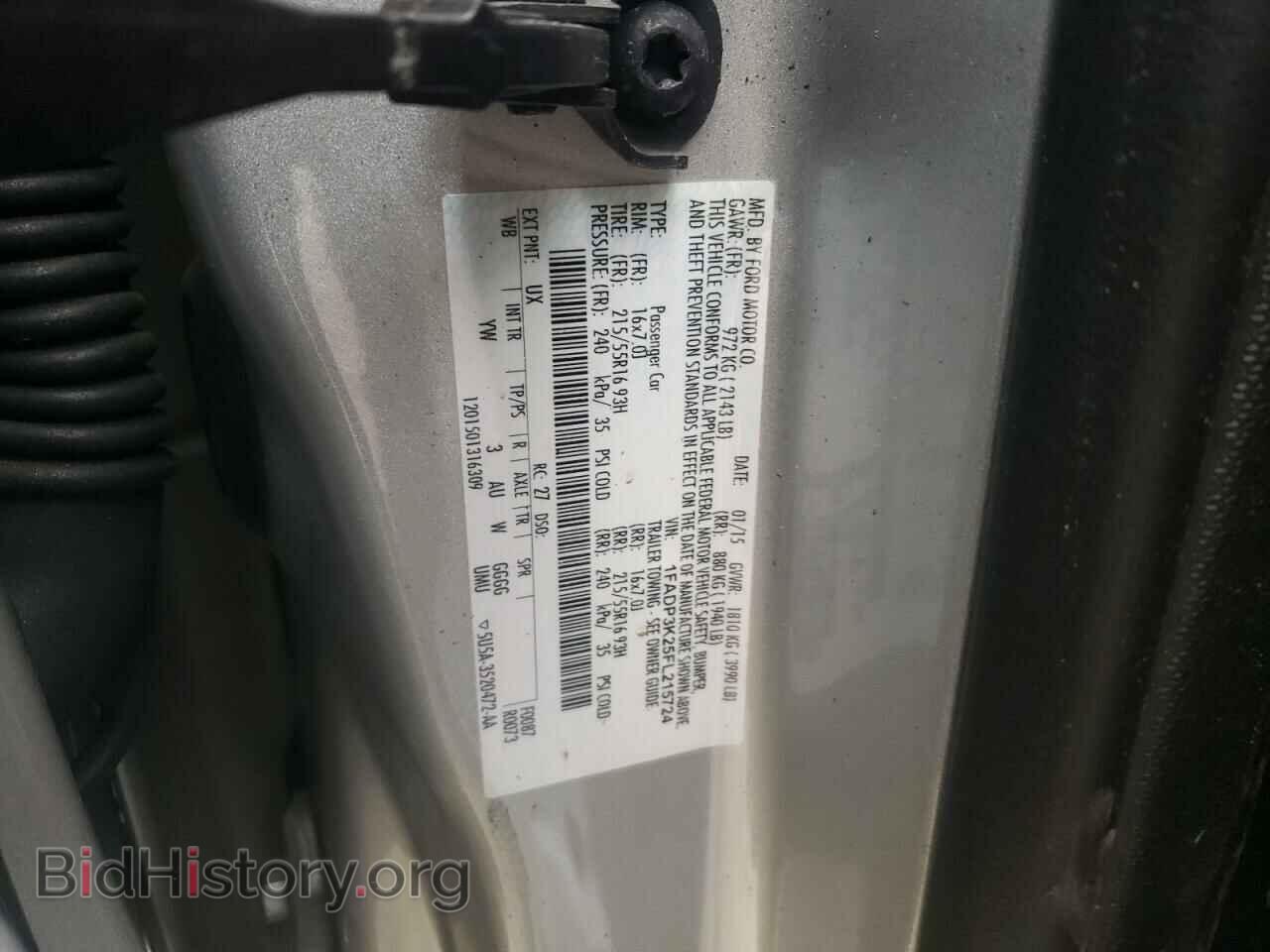 2015 FORD FOCUS - VIN: 1FADP3K25FL215724 - Photo 10