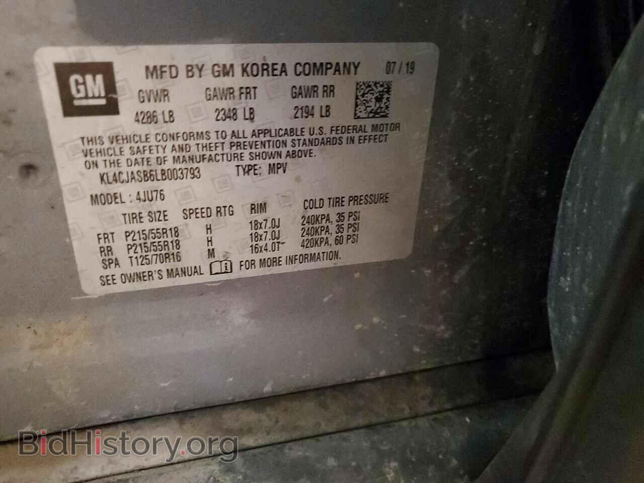 2020 BUICK ENCORE - VIN: KL4CJASB6LB003793 - Photo 13
