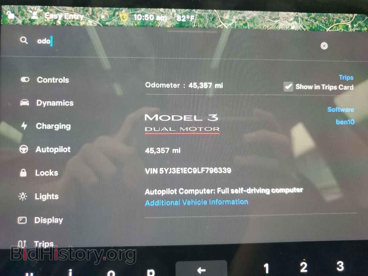 2020 TESLA MODEL 3 - VIN: 5YJ3E1EC9LF796339 - Фото 9