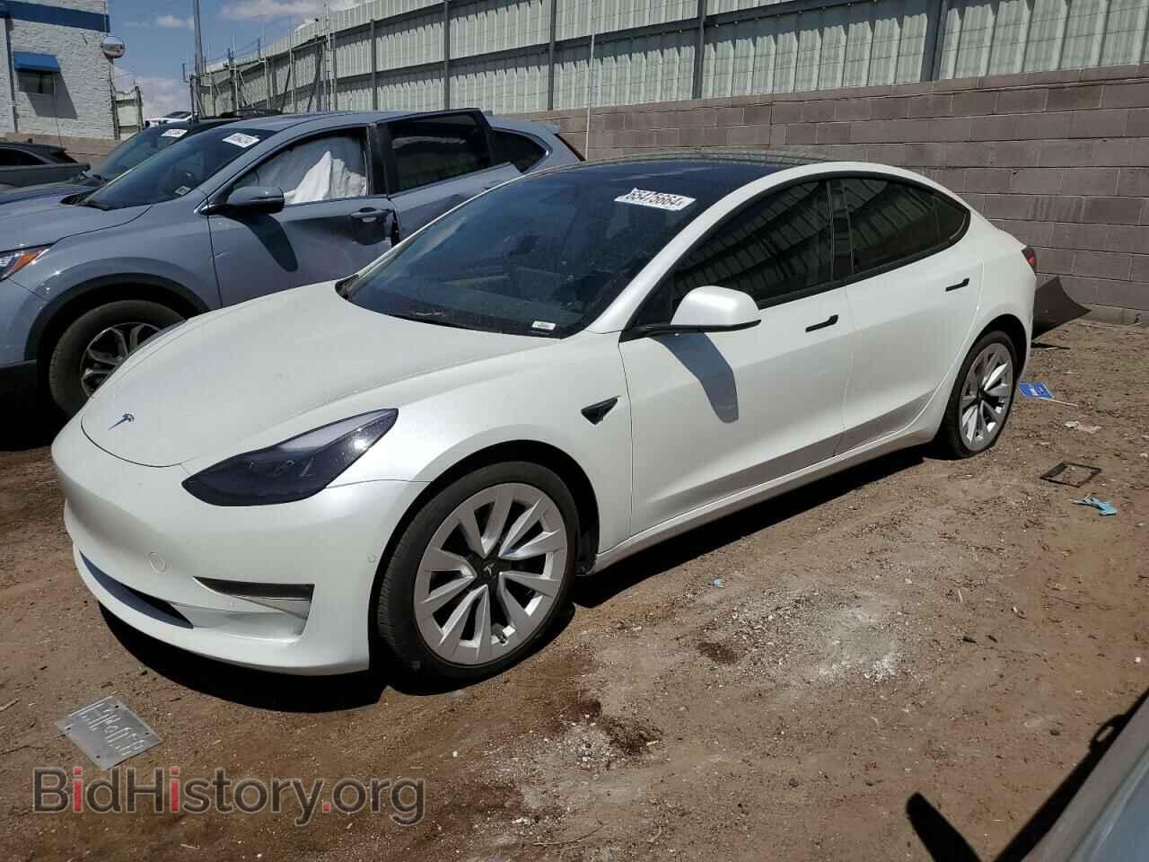 Photo 5YJ3E1EB4NF270839 - TESLA MODEL 3 2022