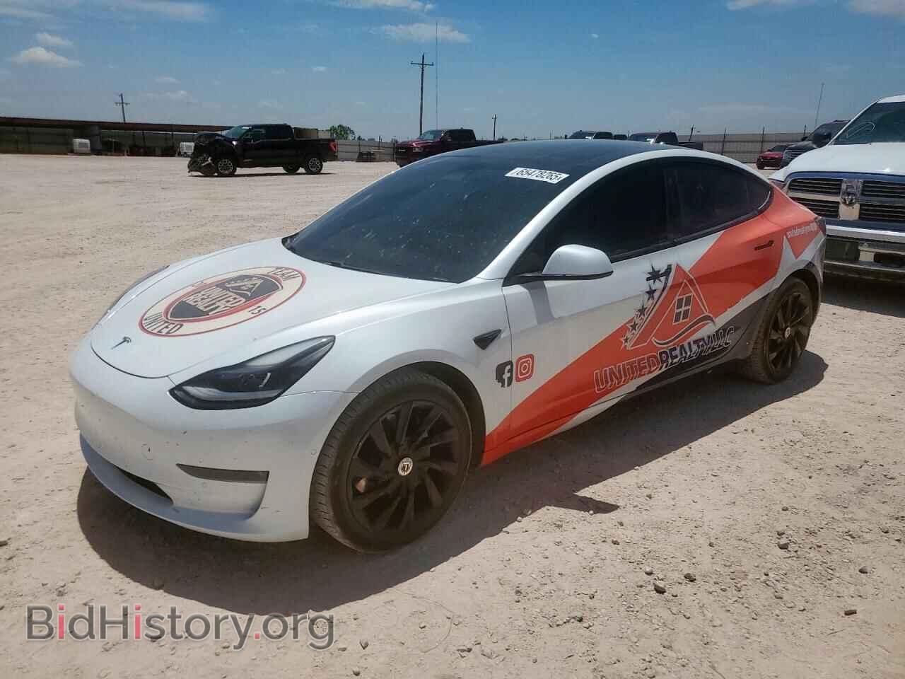 Photo 5YJ3E1EBXMF079652 - TESLA MODEL 3 2021