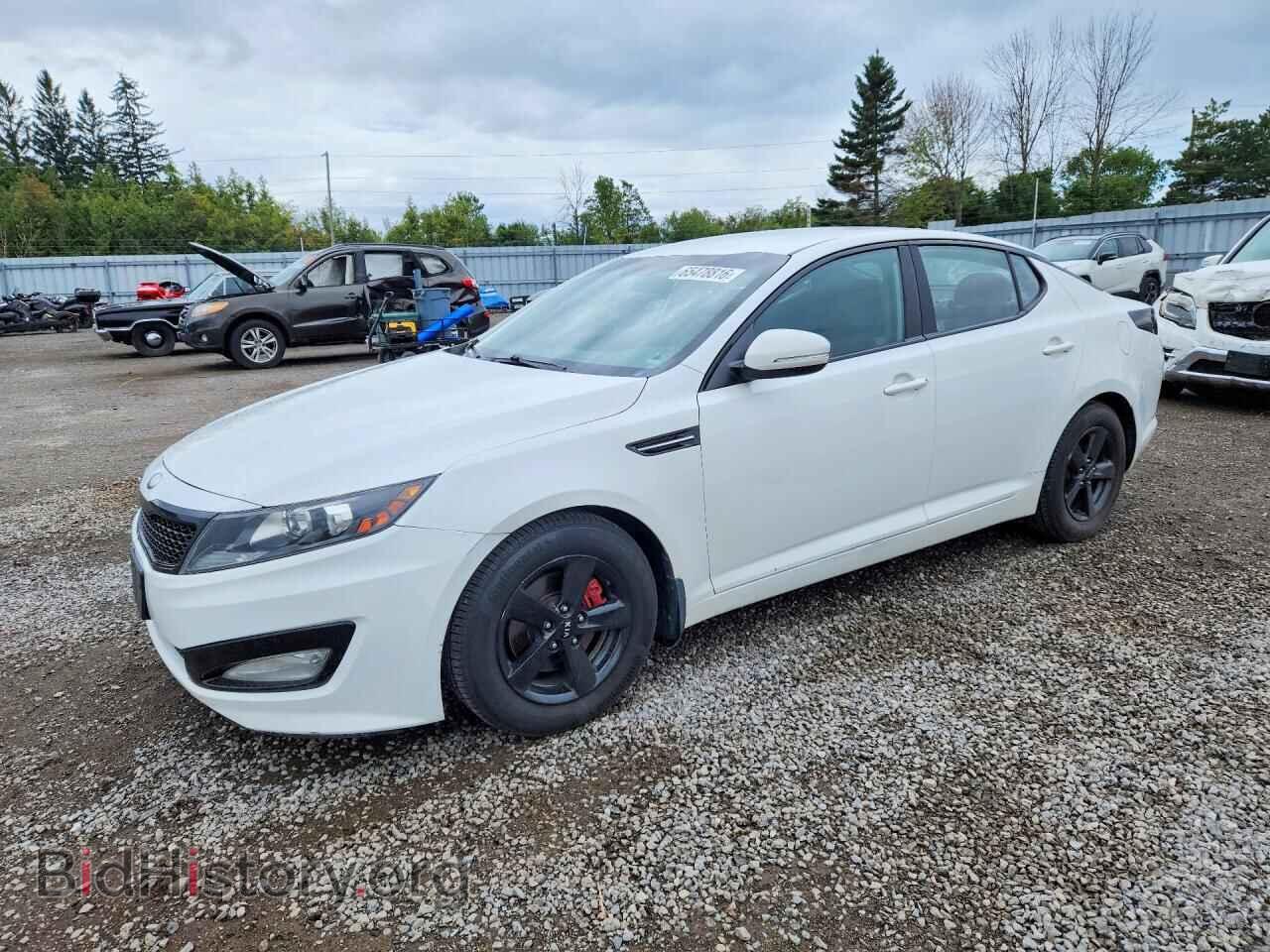 2013 Kia OPTIMA LX (VIN KNAGM4A77D5419829) — photo 1 of 13, Copart, damage: side
