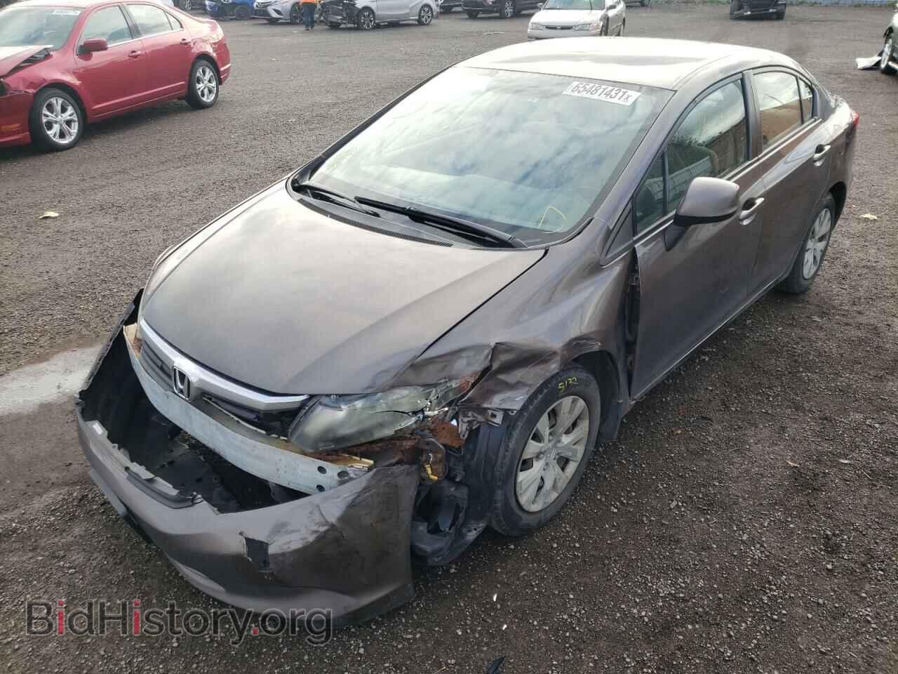 2012 HONDA CIVIC - VIN: 2HGFB2F45CH031210 - Фото 2