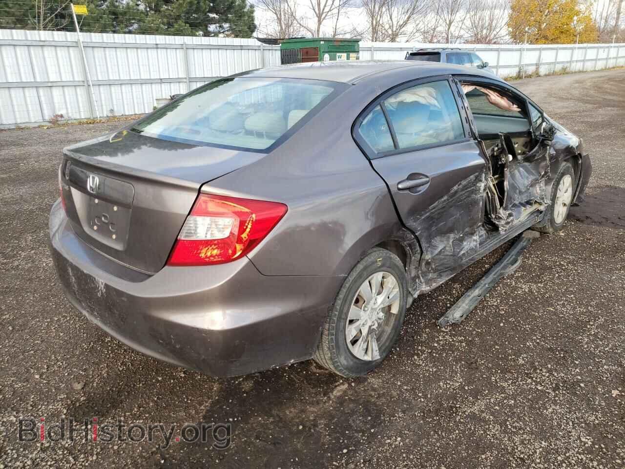 2012 HONDA CIVIC - VIN: 2HGFB2F45CH031210 - Фото 4