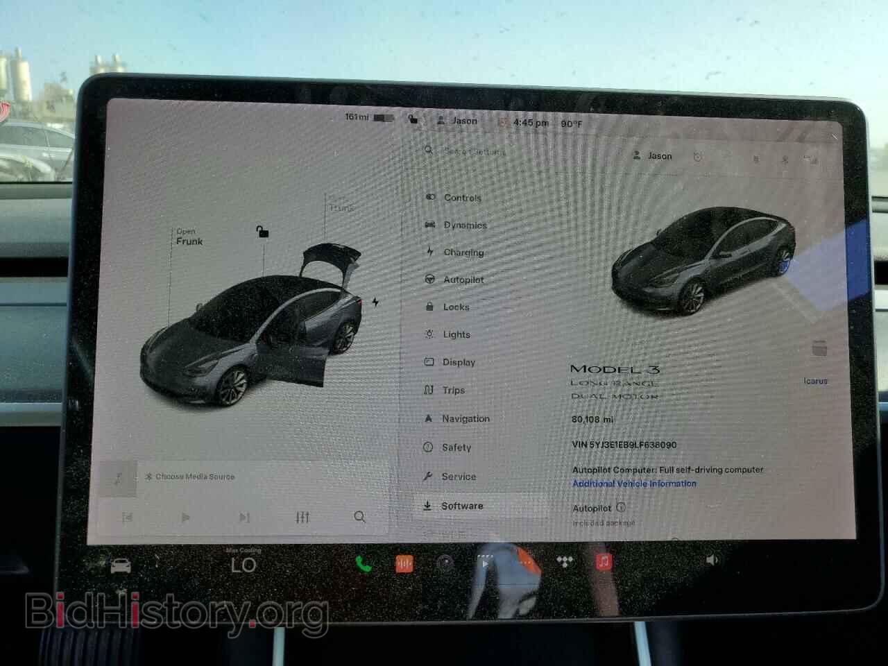 2020 TESLA MODEL 3 - VIN: 5YJ3E1EB9LF638090 - Фото 9
