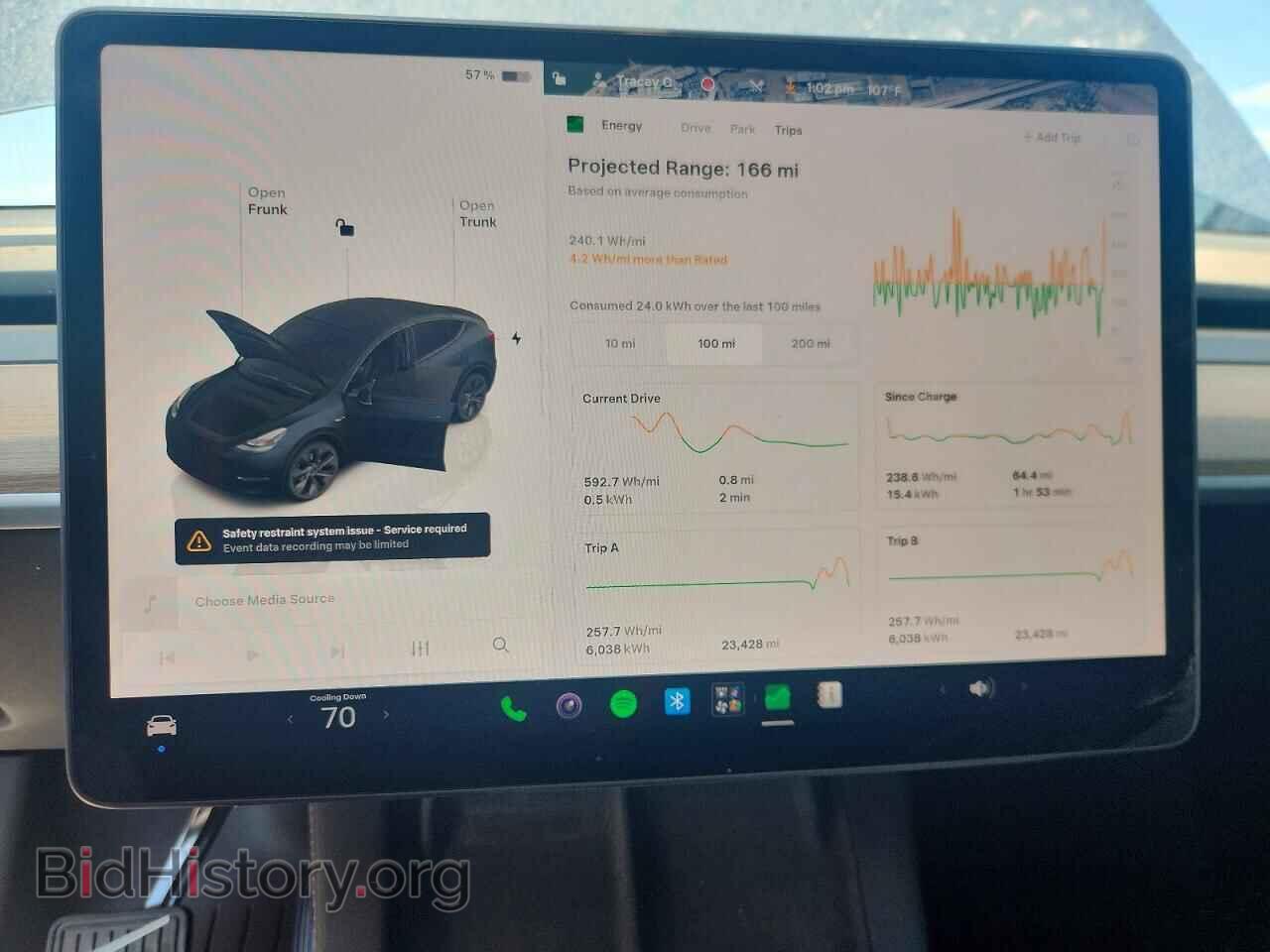 2025 TESLA MODEL Y - VIN: 7SAYGDED1SA372016 - Photo 9