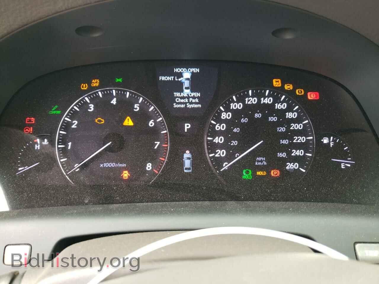 2007 LEXUS LS460 - VIN: JTHGL46F375007321 - Фото 9