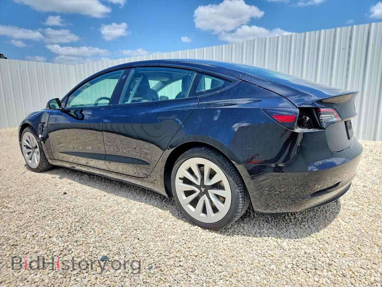 2022 TESLA MODEL 3 - VIN: 5YJ3E1EA2NF370266 - Фото 2