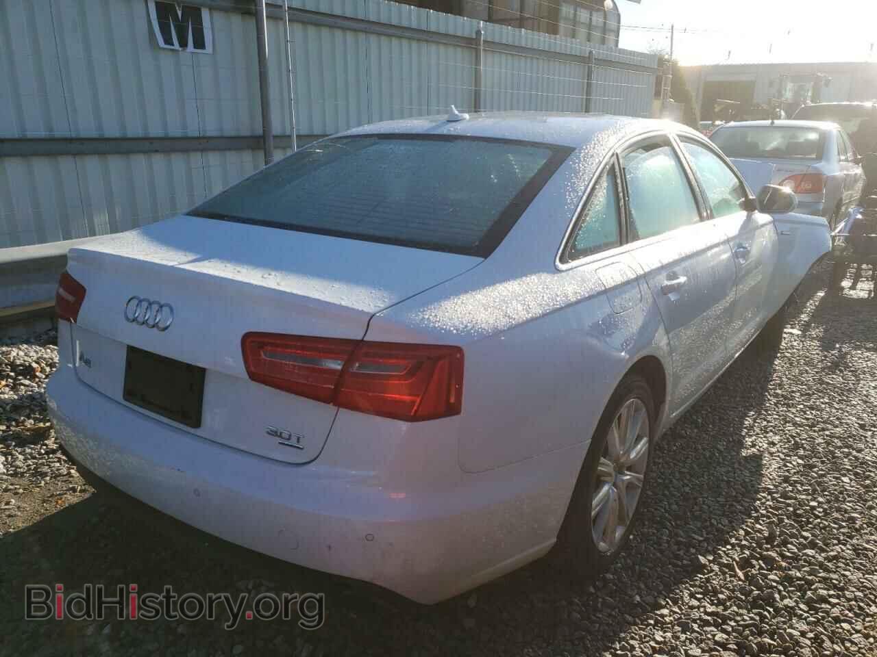 2013 AUDI A6 - VIN: WAUGGAFCXDN038455 - Фото 4
