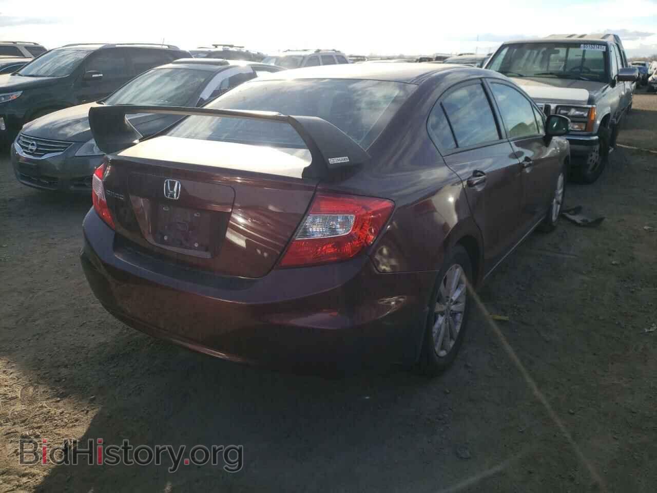 2012 HONDA CIVIC - VIN: 2HGFB2F80CH612813 - Фото 4