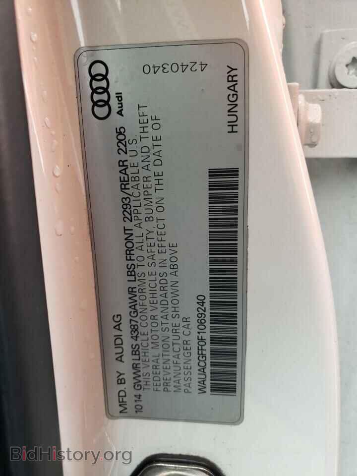 2015 AUDI A3 - VIN: WAUACGFF0F1069240 - Фото 10