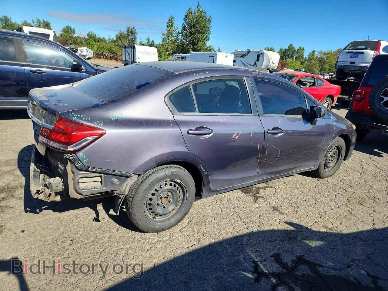 2014 HONDA CIVIC - VIN: 19XFB2F52EE256349 - Фото 3