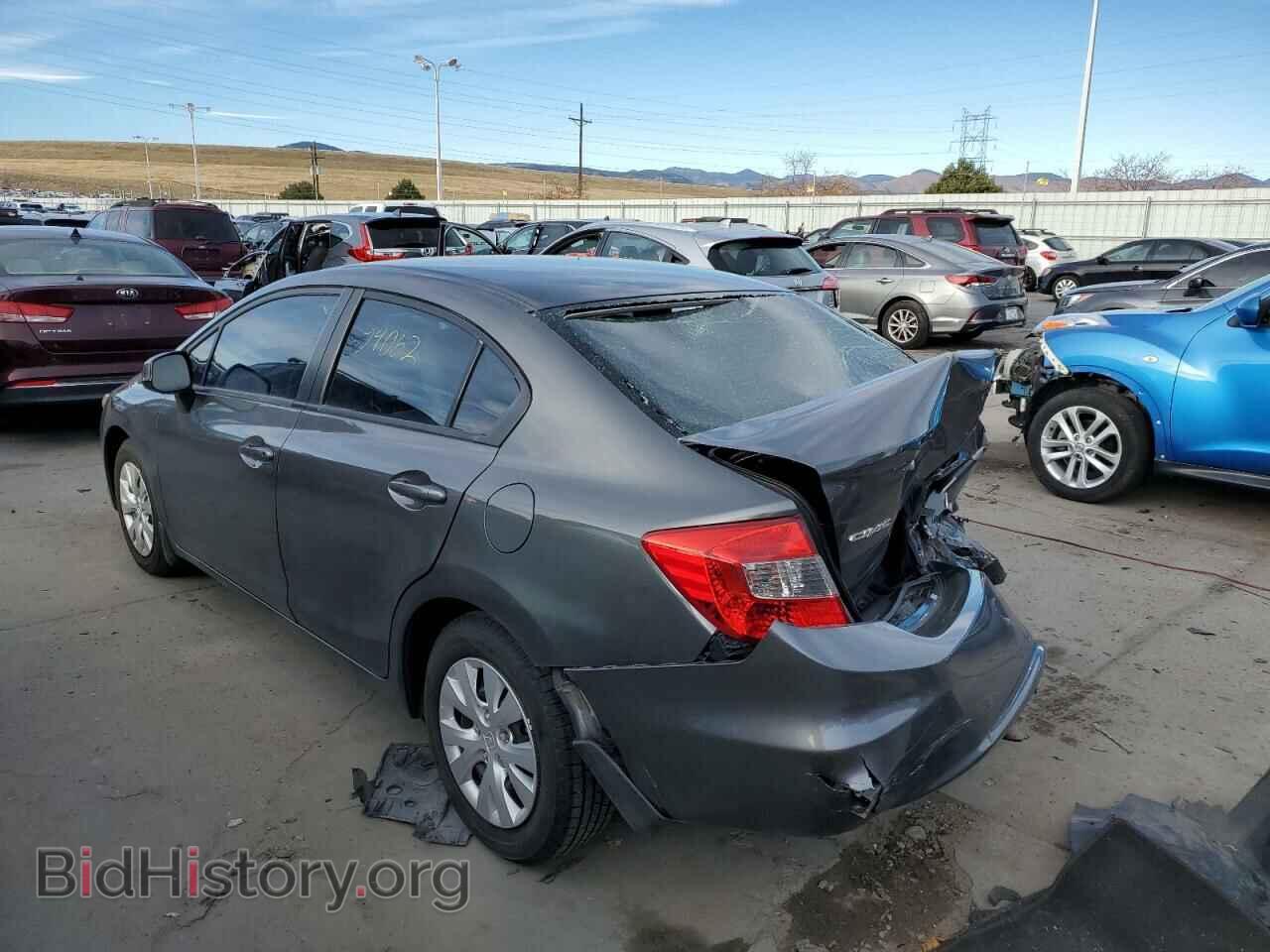 2012 HONDA CIVIC - VIN: 2HGFB2F55CH528122 - Фото 3