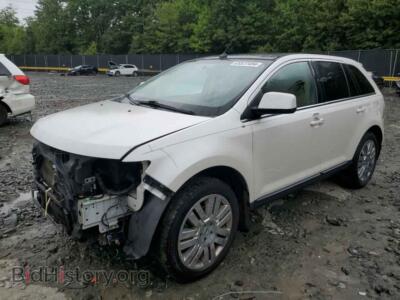 2010 Ford EDGE Limited, white — VIN 2FMDK3KC5ABA69380, Copart