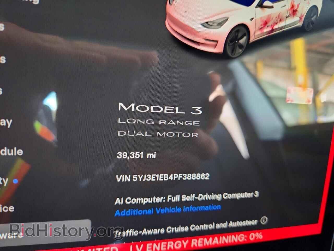 2023 TESLA MODEL 3 - VIN: 5YJ3E1EB4PF388862 - Фото 9