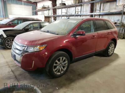 2011 Ford EDGE Edge Limit, red — VIN 2FMDK4KC3BBB04649, Copart