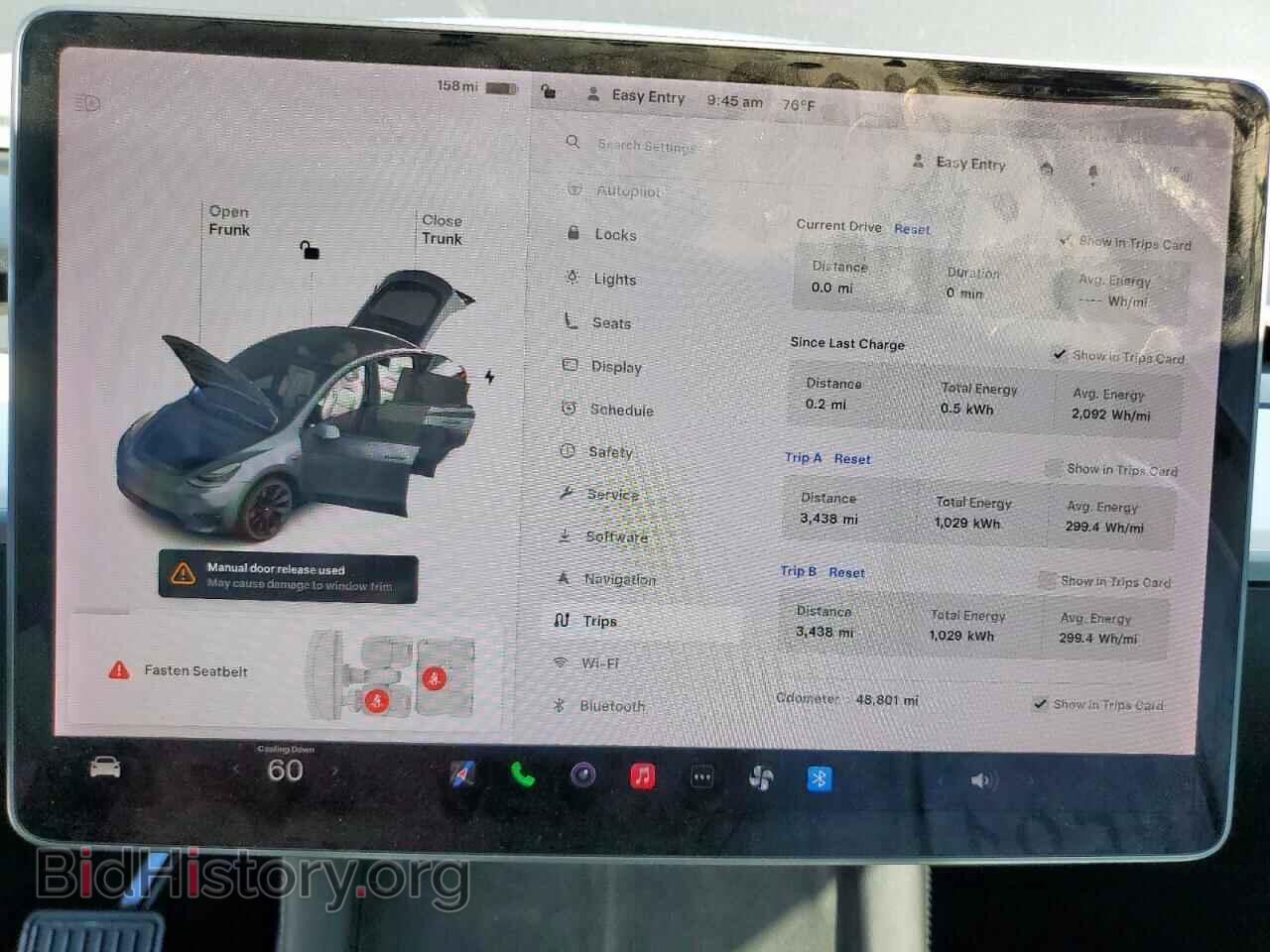 2021 TESLA MODEL Y - VIN: 5YJYGDED9MF123157 - Фото 9