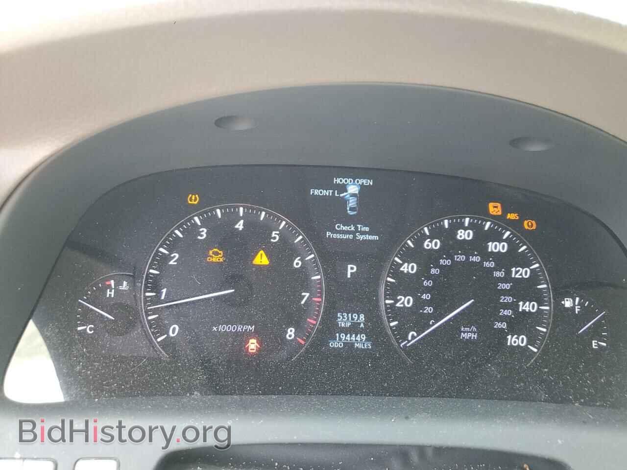 2008 LEXUS LS460 - VIN: JTHGL46F185025169 - Photo 9