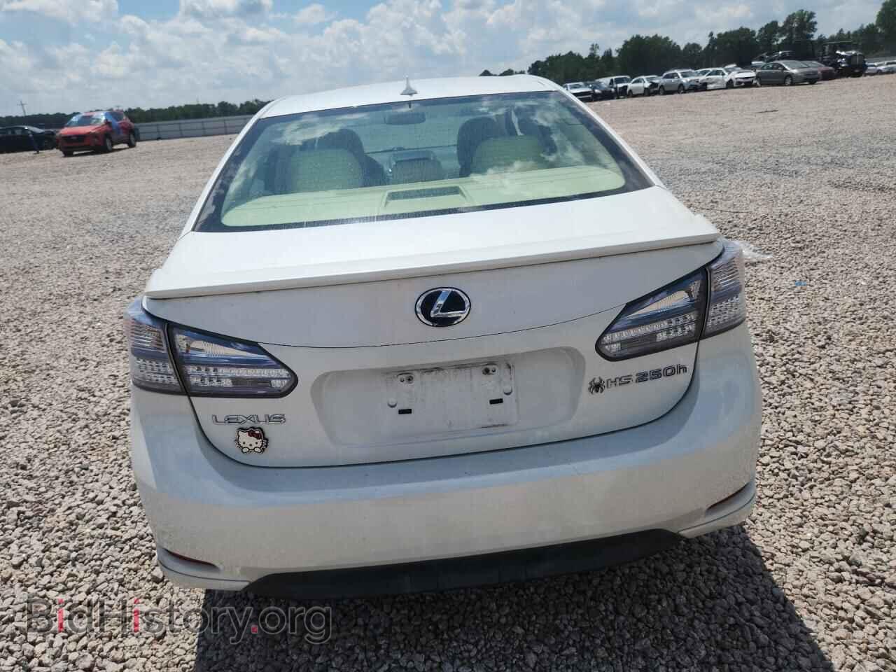 2010 LEXUS HS - VIN: JTHBB1BA0A2010451 - Фото 6