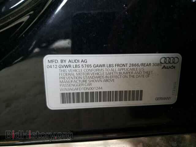 2013 AUDI A8 - VIN: WAUAGAFD1DN001244 - Фото 10