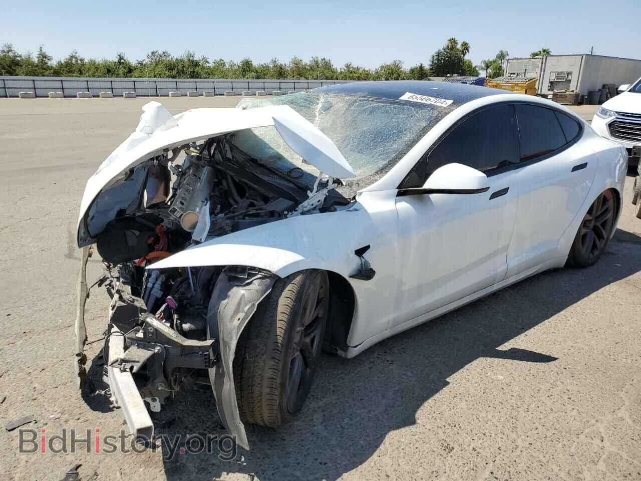 Photo 5YJSA1E65MF451442 - TESLA MODEL S 2021