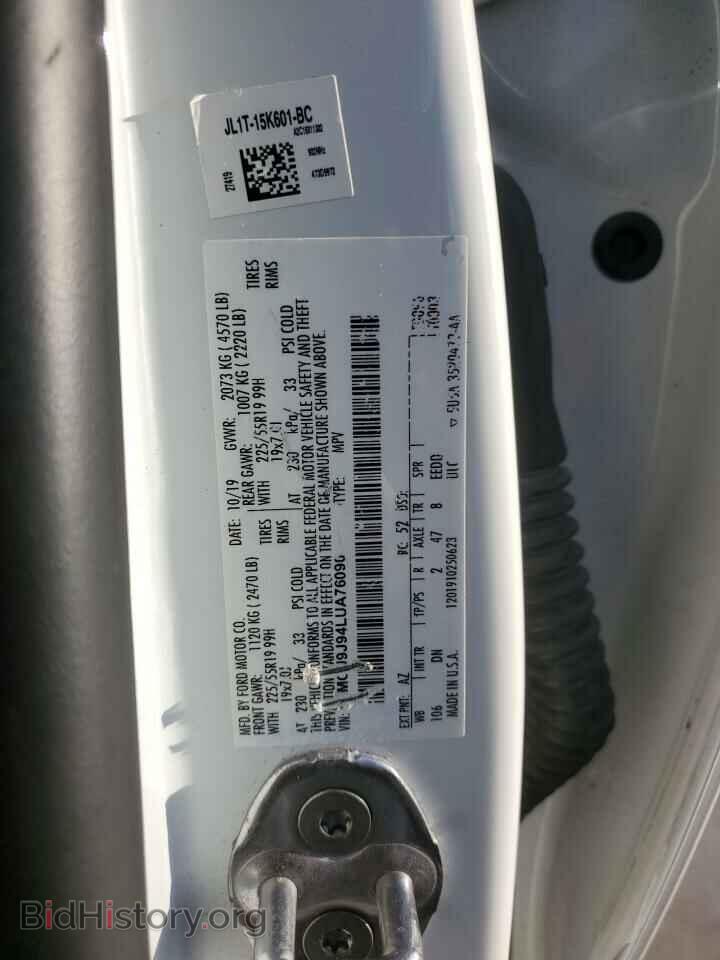 2020 FORD ESCAPE - VIN: 1FMCU9J94LUA76090 - Фото 13