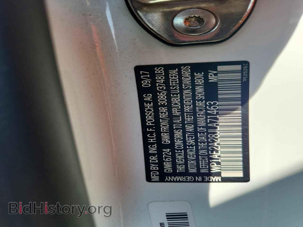 2018 PORSCHE CAYENNE - VIN: WP1AE2A28JLA71463 - Фото 12