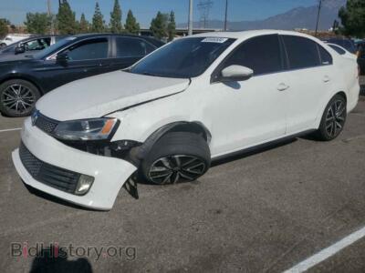 2012 Volkswagen JETTA GLI, white — VIN 3VW5A7AJ9CM016702, Copart