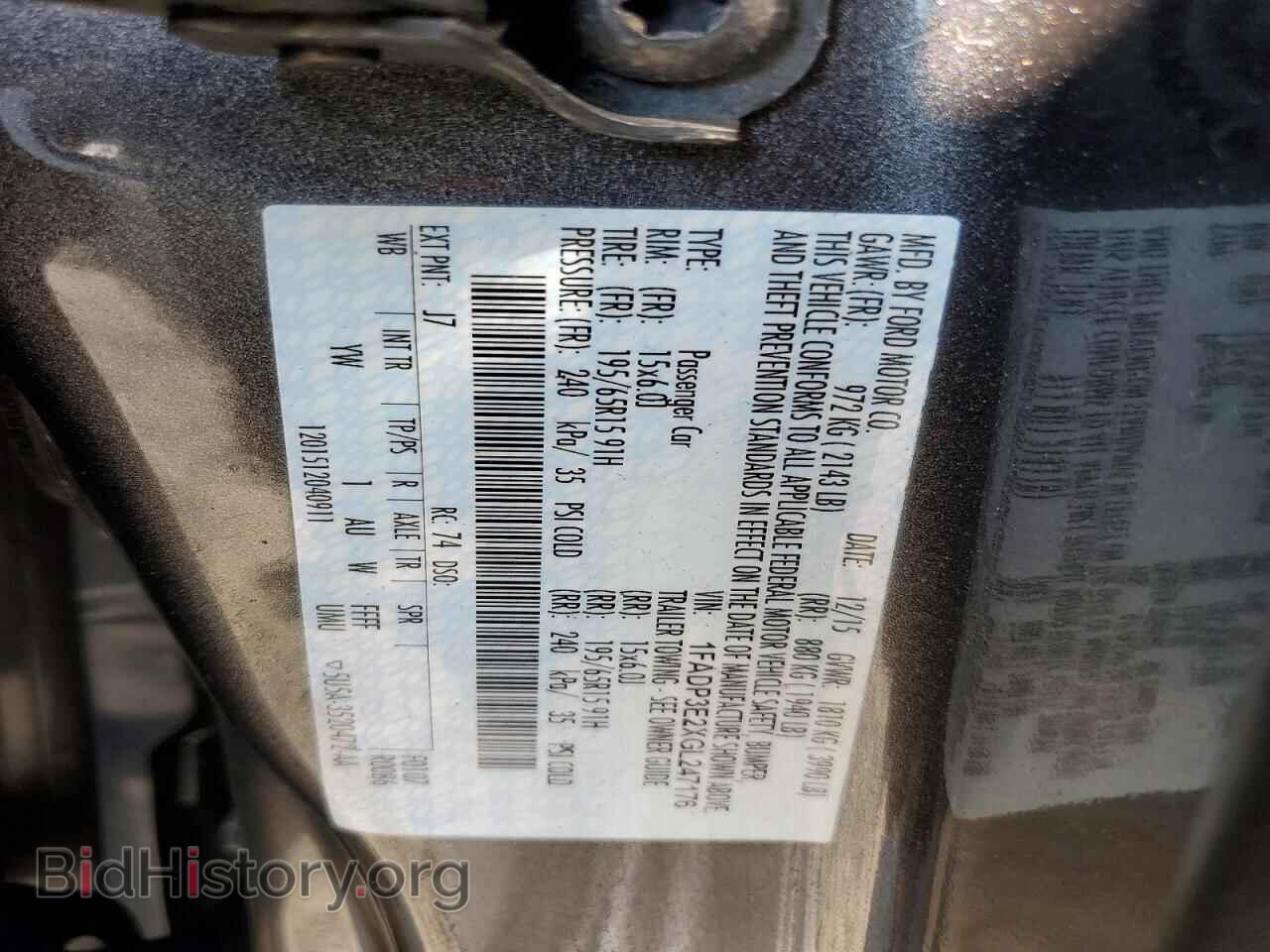 2016 FORD FOCUS - VIN: 1FADP3E2XGL247176 - Photo 12