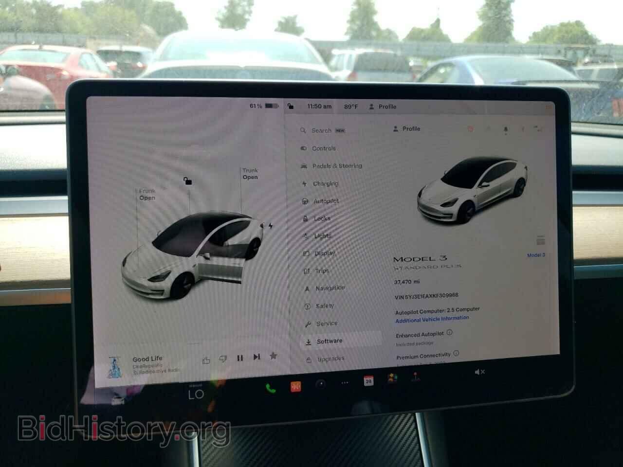 2019 TESLA MODEL 3 - VIN: 5YJ3E1EAXKF309968 - Фото 9