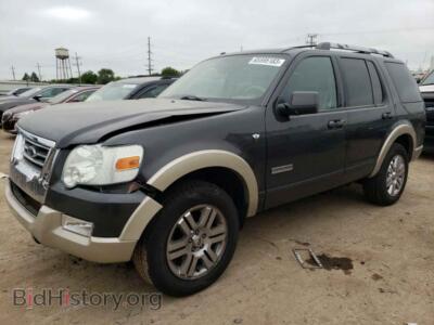 2007 Ford EXPLORER EDDIE BAUER, черный — VIN 1FMEU74867UB07152, Copart