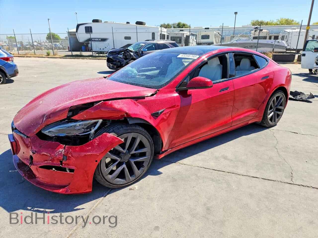 Photo 5YJSA1E56NF473877 - TESLA MODEL S 2022