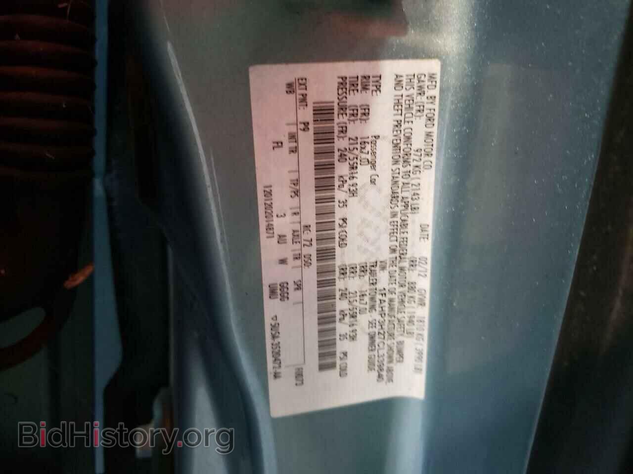 2012 FORD FOCUS - VIN: 1FAHP3H27CL339840 - Фото 10