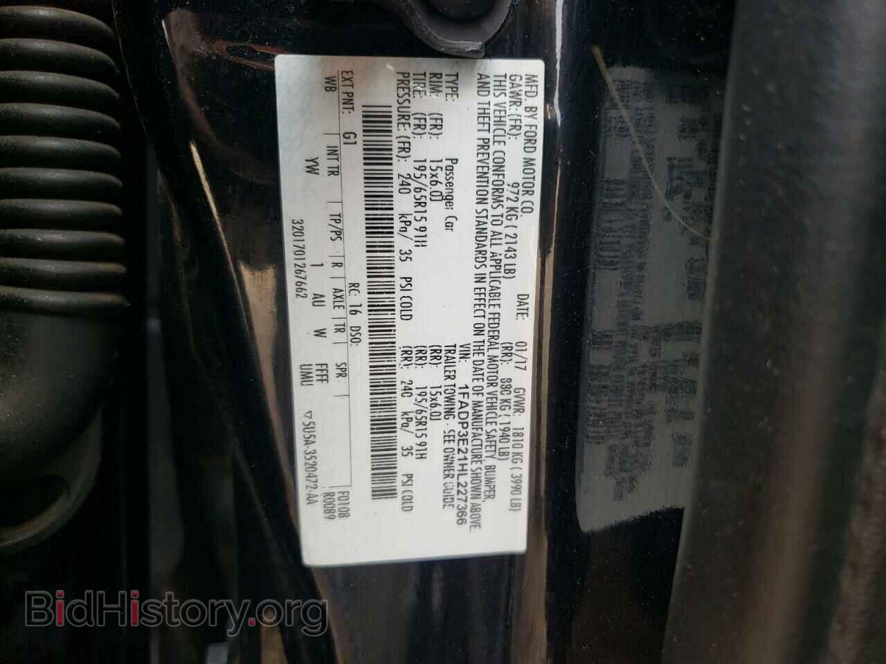 2017 FORD FOCUS - VIN: 1FADP3E21HL227366 - Photo 10