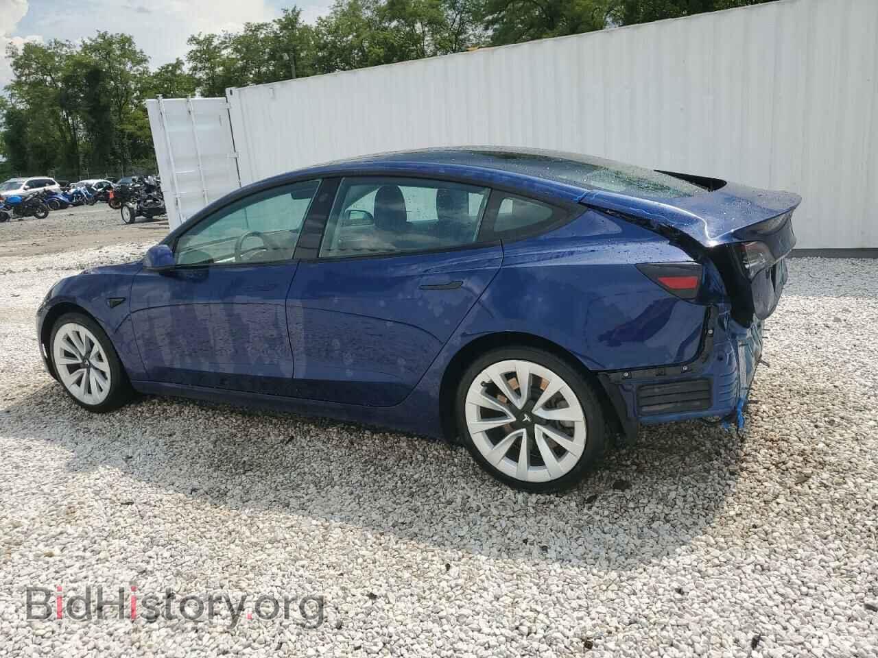 2022 TESLA MODEL 3 - VIN: 5YJ3E1EA1NF187828 - Фото 2