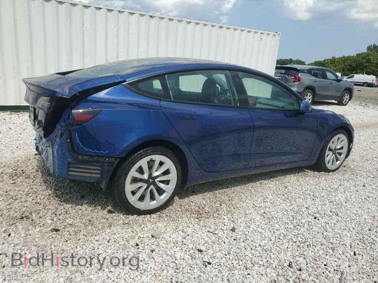 2022 TESLA MODEL 3 - VIN: 5YJ3E1EA1NF187828 - Фото 3