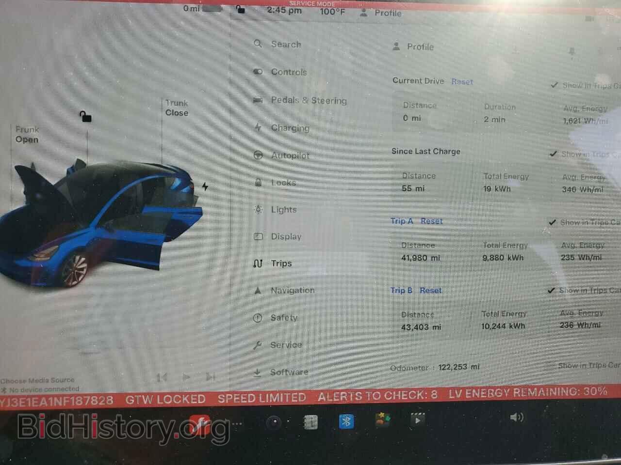 2022 TESLA MODEL 3 - VIN: 5YJ3E1EA1NF187828 - Фото 9