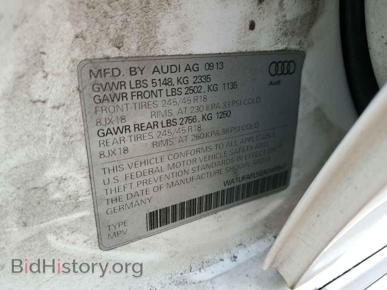 2014 AUDI A4 - VIN: WA1UFAFL5EA048841 - Photo 13