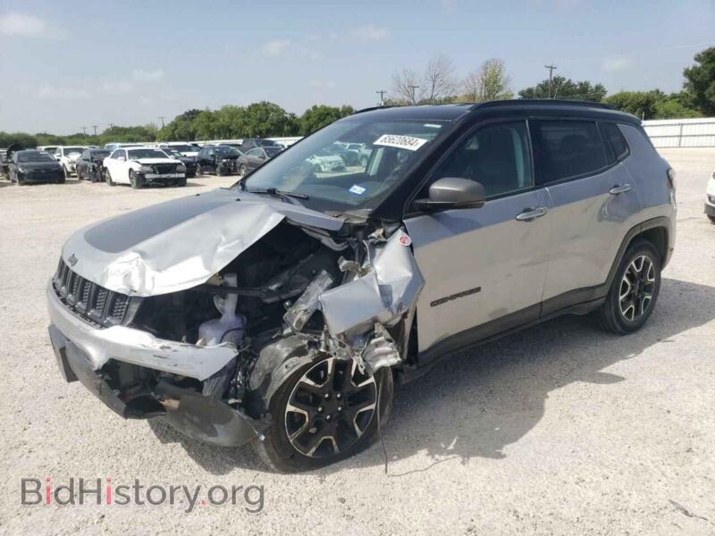 2020 Jeep COMPASS Trailhawk (VIN 3C4NJDDB4LT144132) — photo 1 of 13, Copart, damage: front end