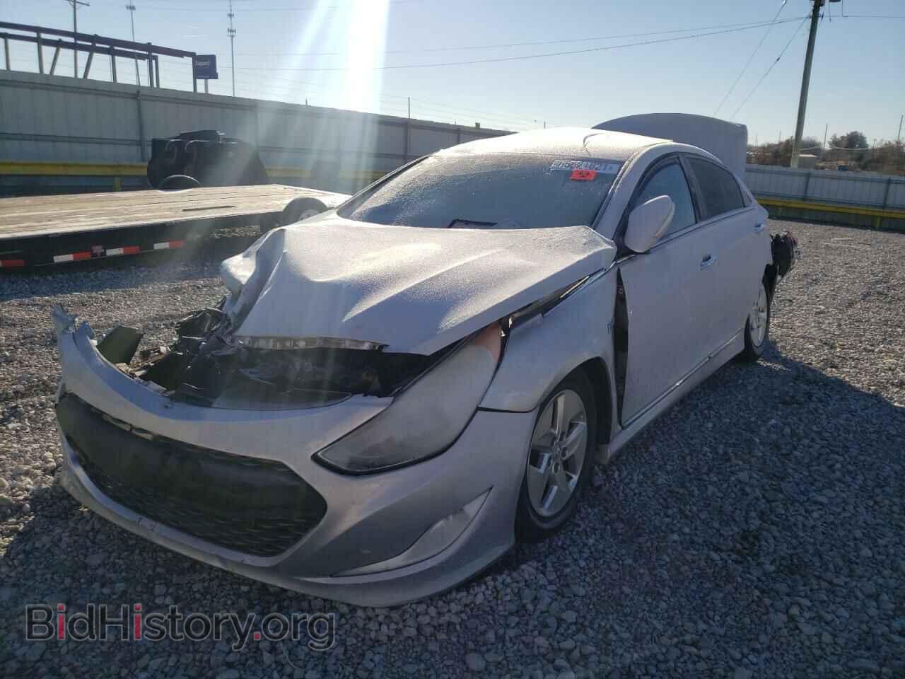 2011 HYUNDAI SONATA - VIN: KMHEC4A45BA017701 - Фото 2