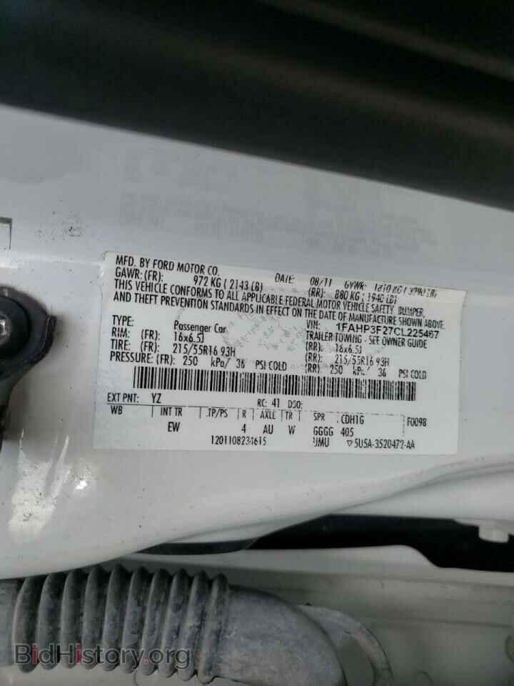 2012 FORD FOCUS - VIN: 1FAHP3F27CL225467 - Photo 10