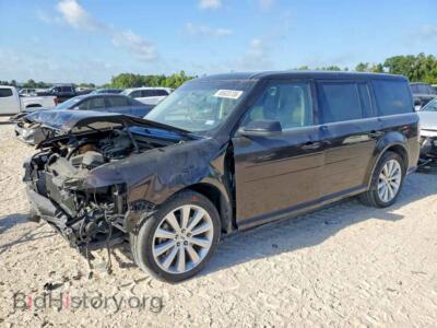 2013 Ford FLEX SEL, black — VIN 2FMGK5C87DBD27356, Copart