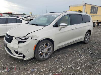 2021 Chrysler PACIFICA Pinnacle, бежевый — VIN 2C4RC3PG2MR525530, Copart