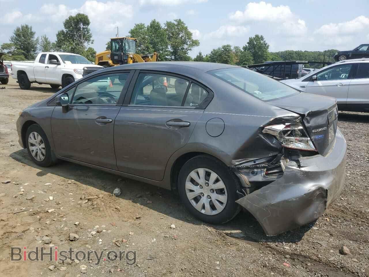 2012 HONDA CIVIC - VIN: 2HGFB2F5XCH523711 - Фото 2