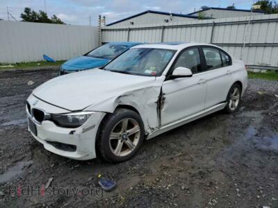 2015 BMW 3 SERIES 328 XI, white — VIN WBA3B3G56FNT68539, Copart