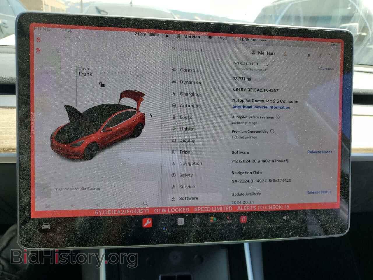 2018 TESLA MODEL 3 - VIN: 5YJ3E1EA2JF043571 - Фото 9