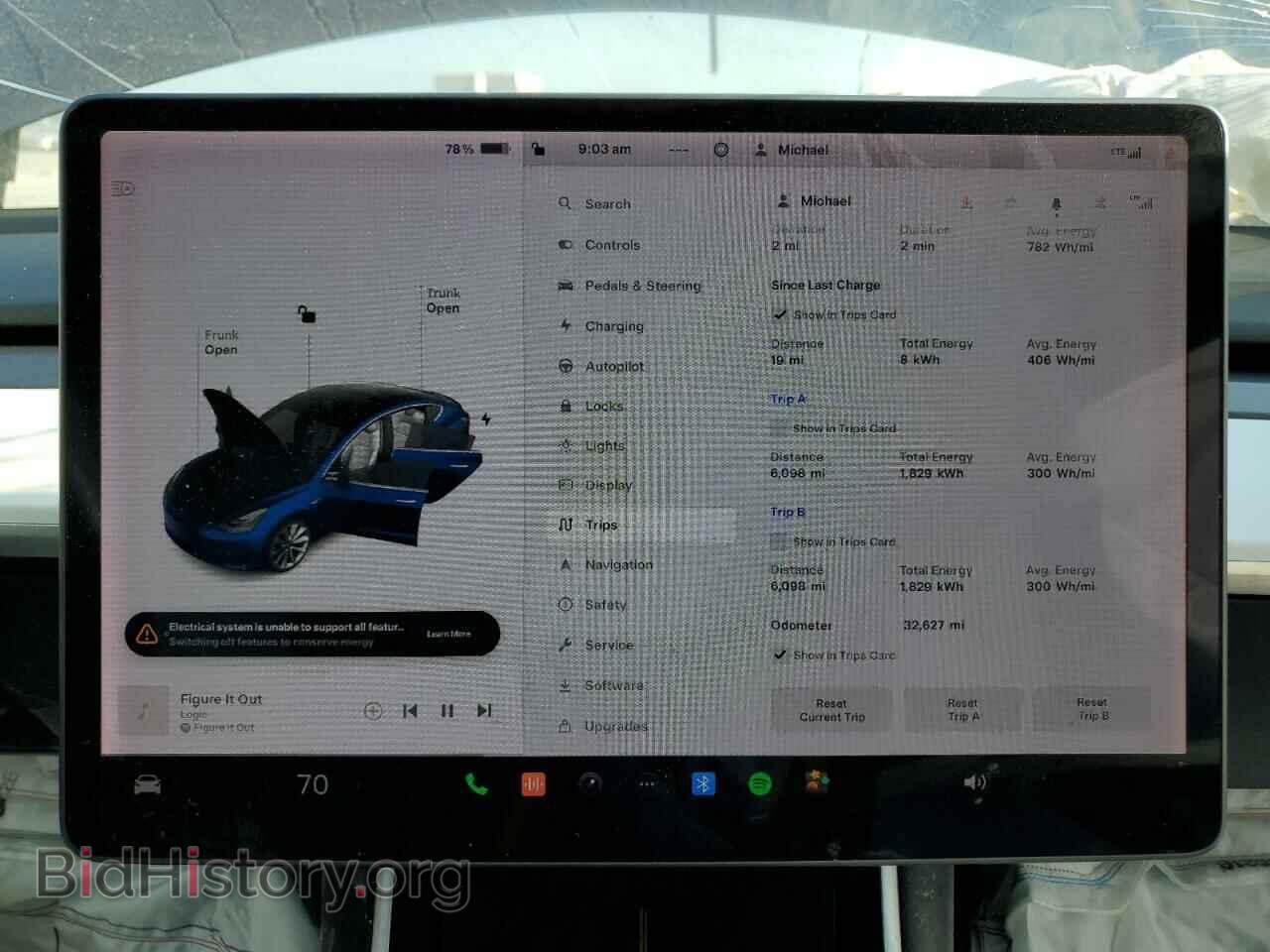 2019 TESLA MODEL 3 - VIN: 5YJ3E1EB7KF465247 - Photo 9