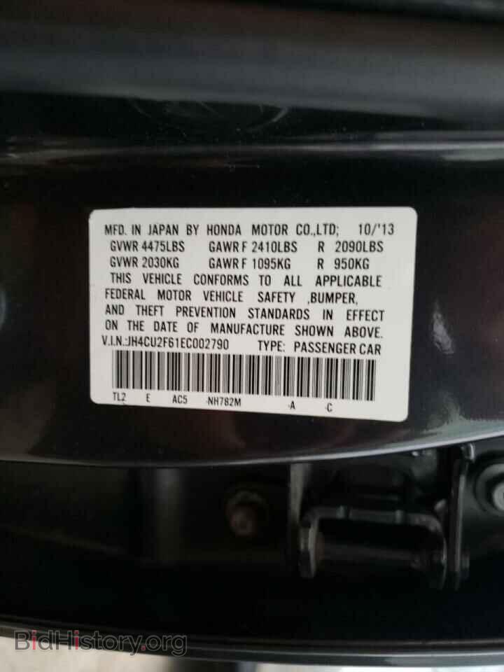 2014 ACURA TSX - VIN: JH4CU2F61EC002790 - Фото 10