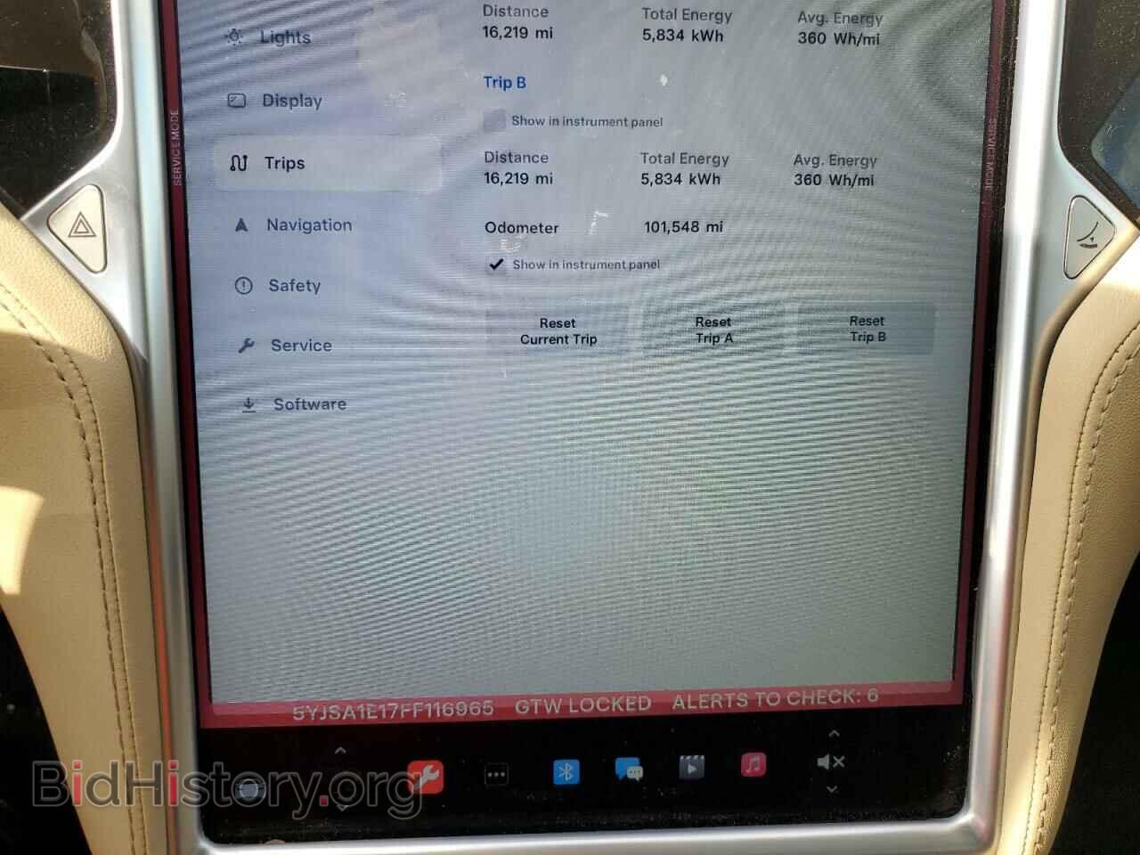 2015 TESLA MODEL S - VIN: 5YJSA1E17FF116965 - Photo 9